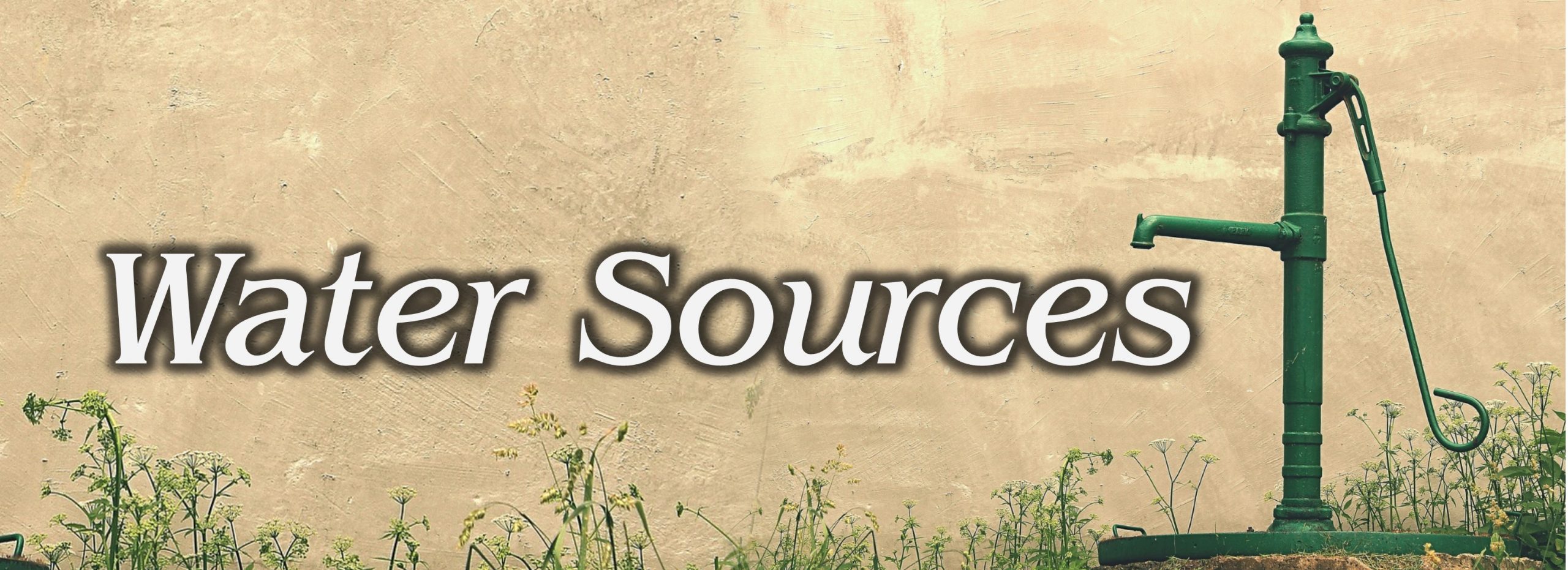 Read more about the article Spring or Cistern?