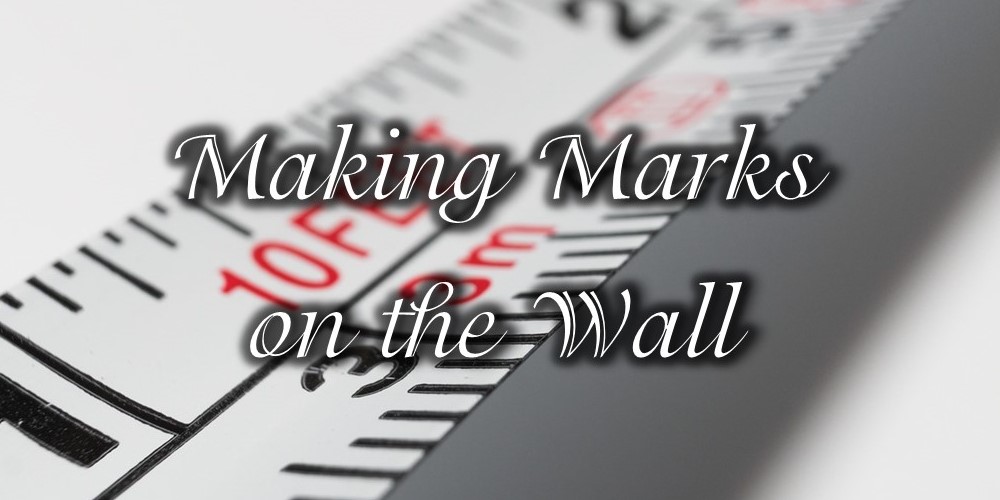 Read more about the article Marks on the Wall – Starting Over