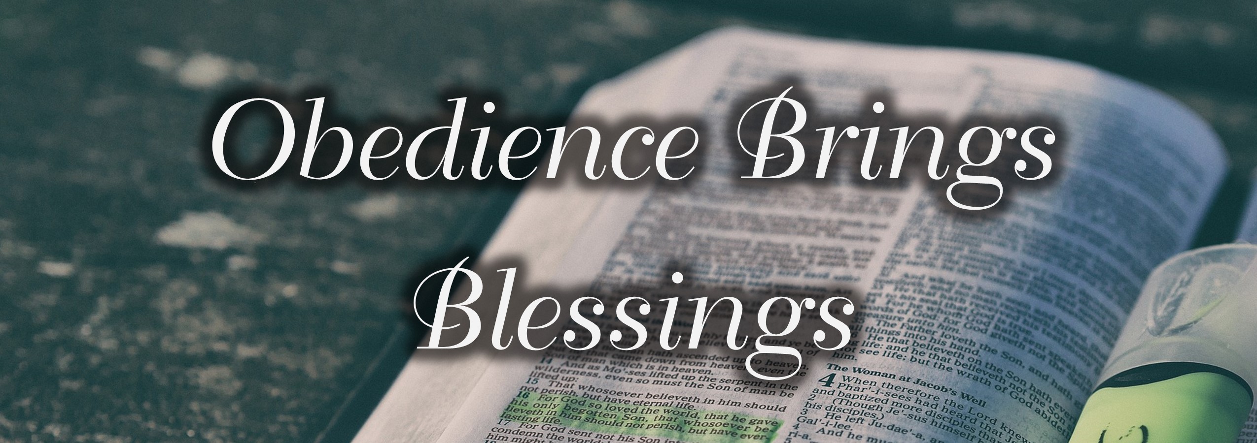 Read more about the article When We Admit and Obey